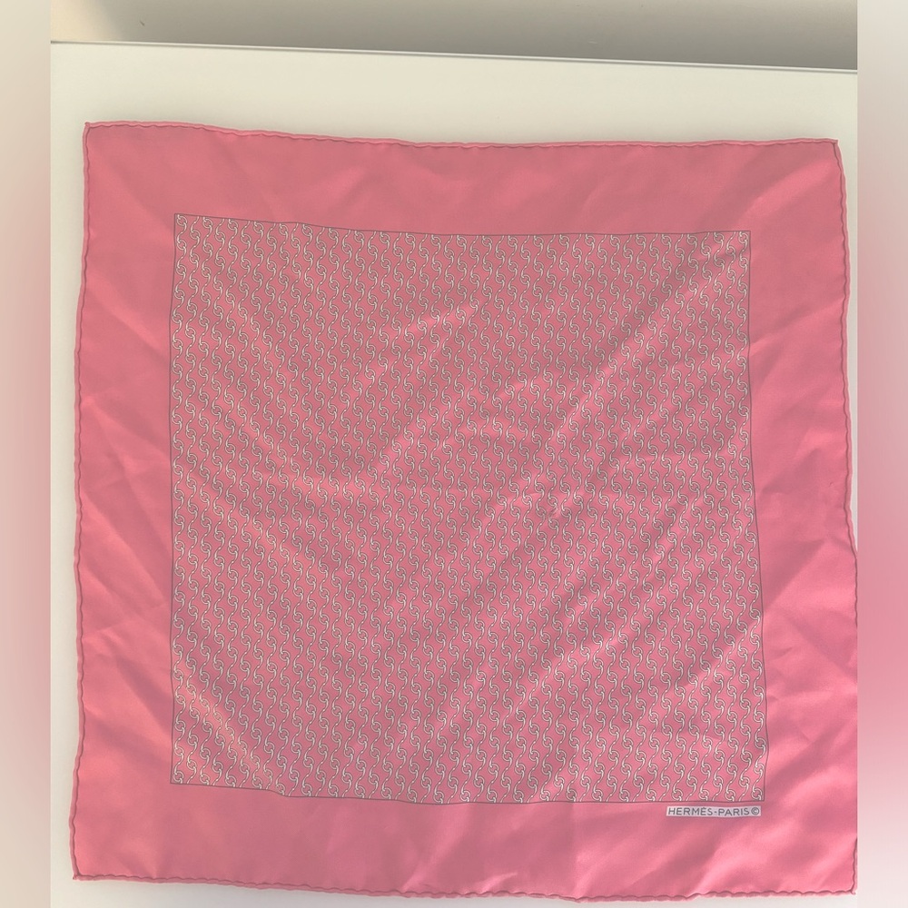 Hermes pocket square